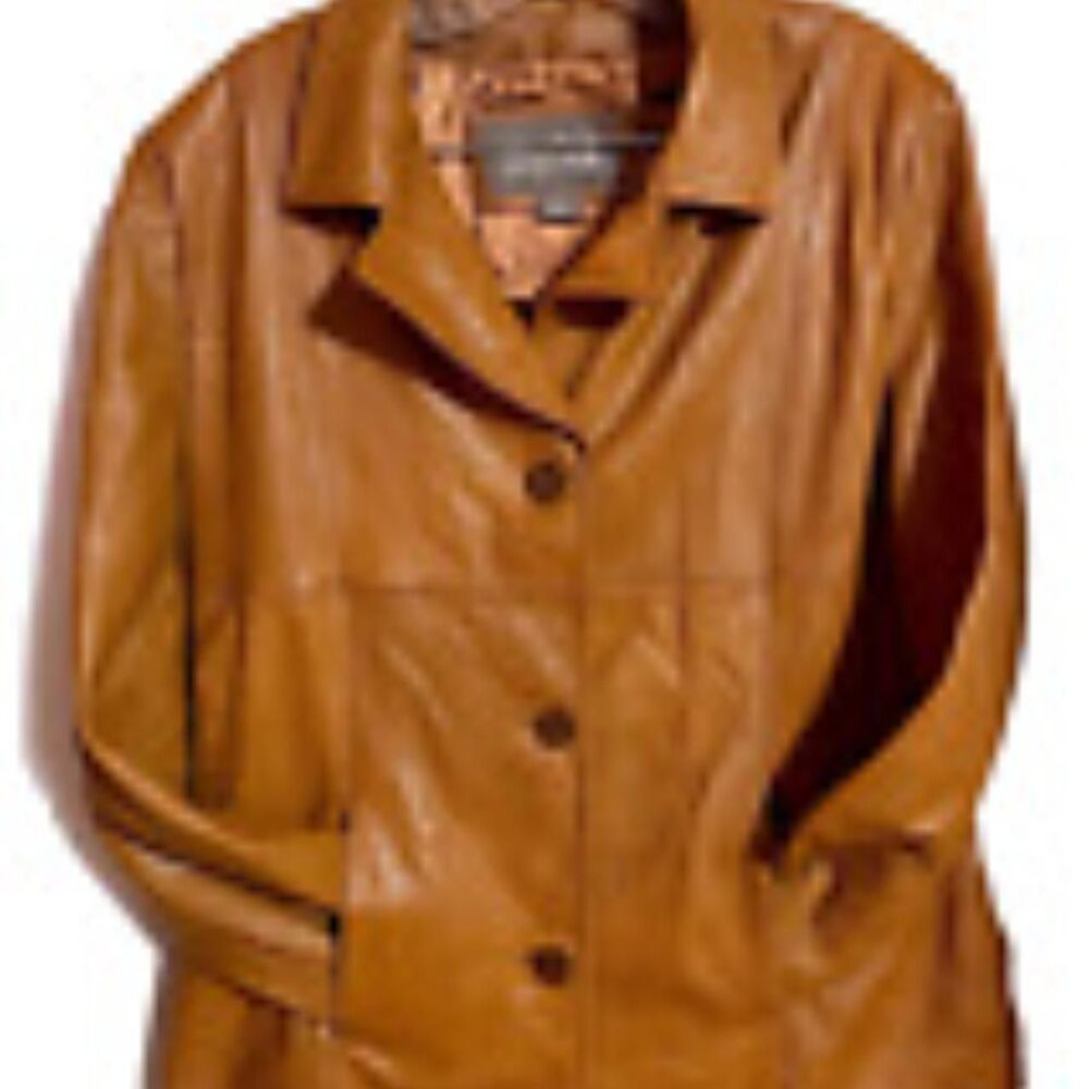 Wilsons-leather Women's Brown and Tan Coat